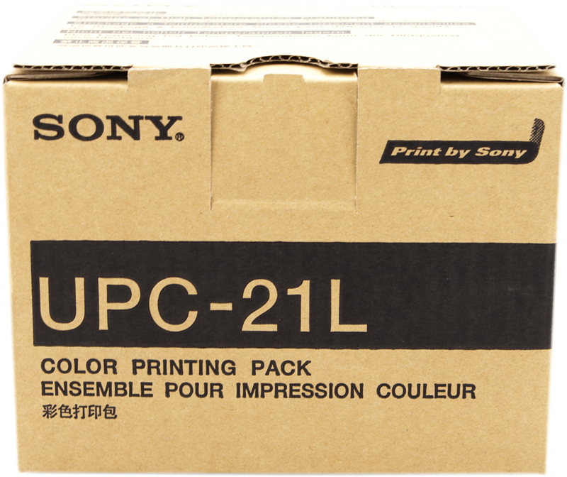 Sony UPC-21L mehrere Farben Value Pack + A6 Farb-Fotodruckpaket 200 Blatt
