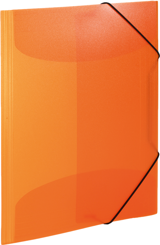 HERMA Eckspanner A4 PP, transluzent Orange