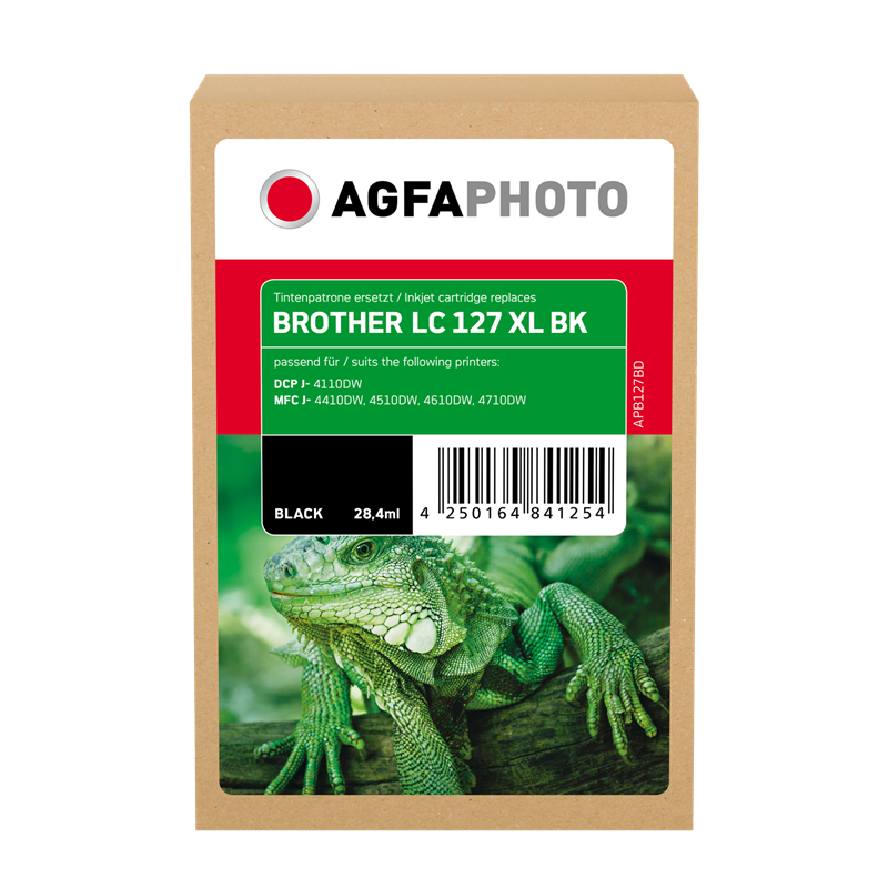 Agfa Photo APB127BD Schwarz Tintenpatrone