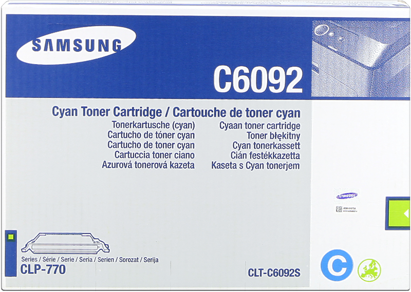 Samsung CLT-C6092S Cyan Toner SU082A