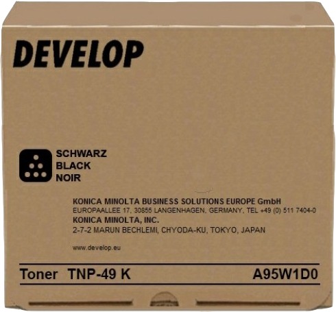 Develop TNP-49 K Schwarz Toner A95W1D0