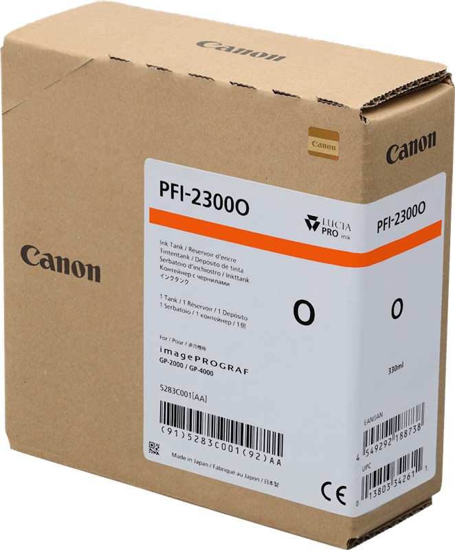 Canon PFI-2300o Orange Tintenpatrone 5283C001