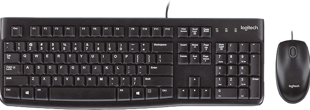Logitech MK120 Desktop Tastatur-Maus-Set 