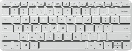 Microsoft Designer Compact - Tastatur Weiss