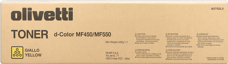 Olivetti MF450/MF550 Gelb Toner B0652